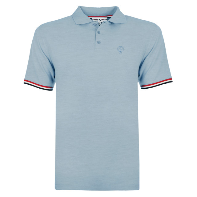 Q1905 Polo shirt bloemendaal licht QM2301022-609-1 large