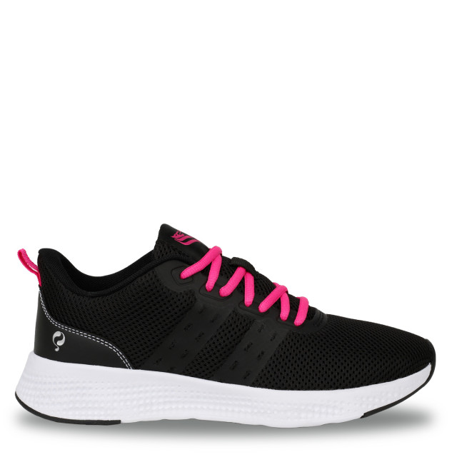 Q1905 Sneaker oostduin zwart/neon roze QW1211620-199-7 large