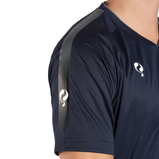 Q1905 Trainingsshirt maher navy / grijs / wit QT2208-606-M large