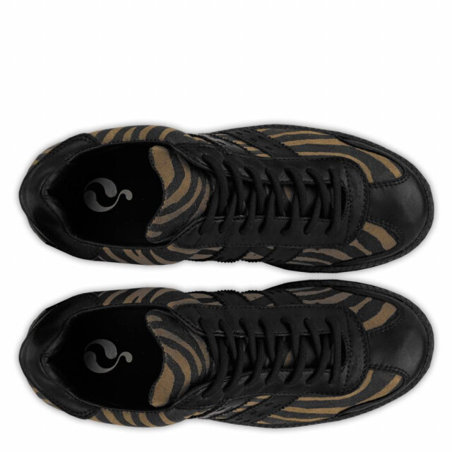 Q1905 Sneaker sarnia taupe / black QW12629103714-804-1 large