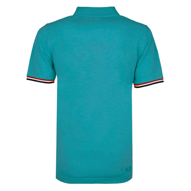 Q1905 Polo shirt bloemendaal aqua QM2311022-610-1 large