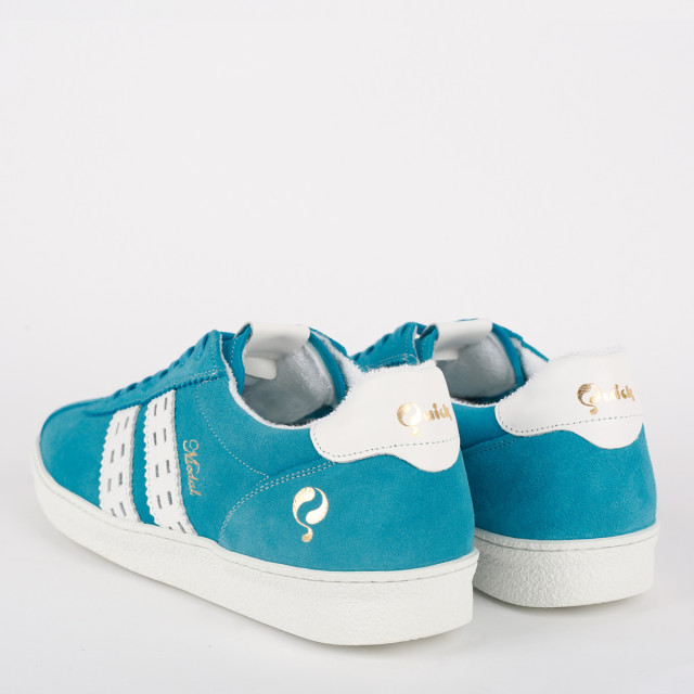 Q1905 Sneaker medal aqua blauw/wit QM111516-610-1 large