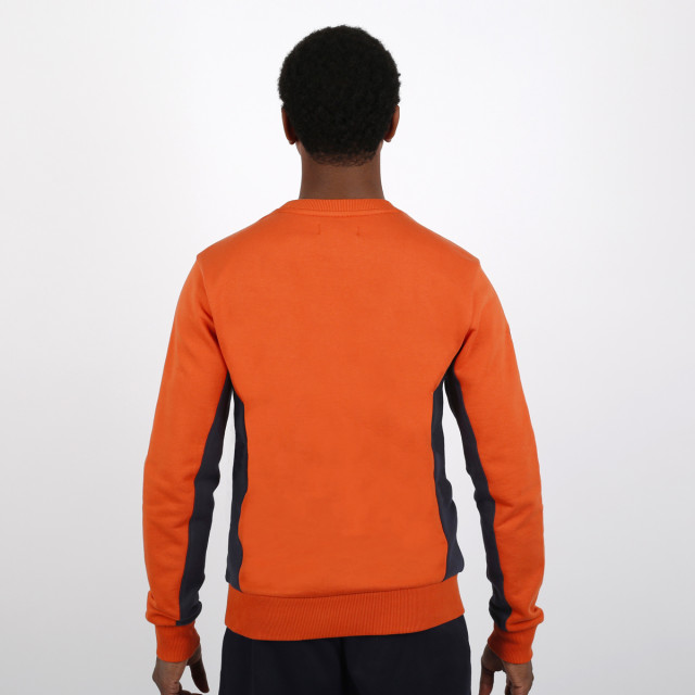 Q1905 Trui voorhout roest oranje/donkerblauw QM2312827-312-1 large