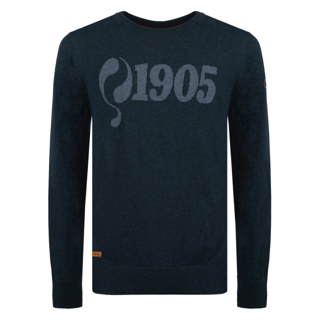 Q1905 Trui bleiswijk denim QM2312040-604-1 large