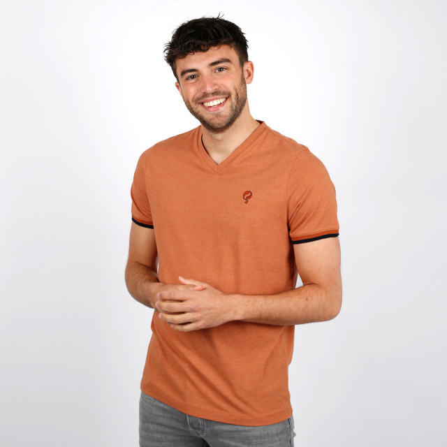 Q1905 T-shirt egmond koper oranje QM2321220-322-1 large