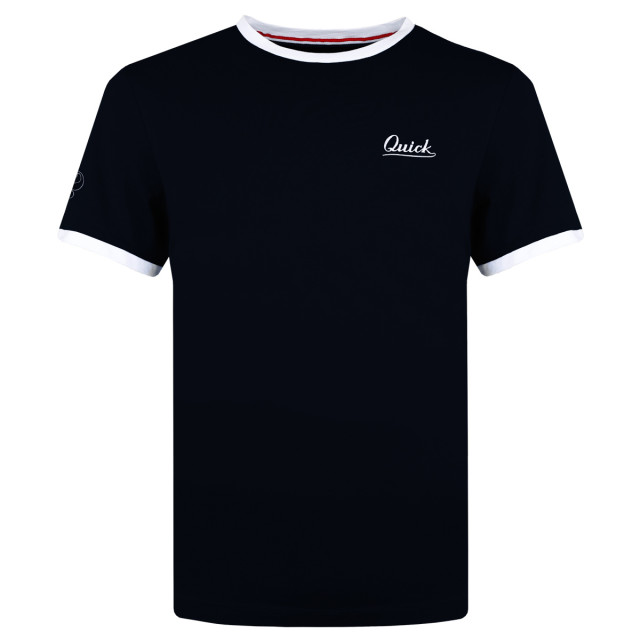 Q1905 T-shirt captain donker/wit QM2333142-695-1 large