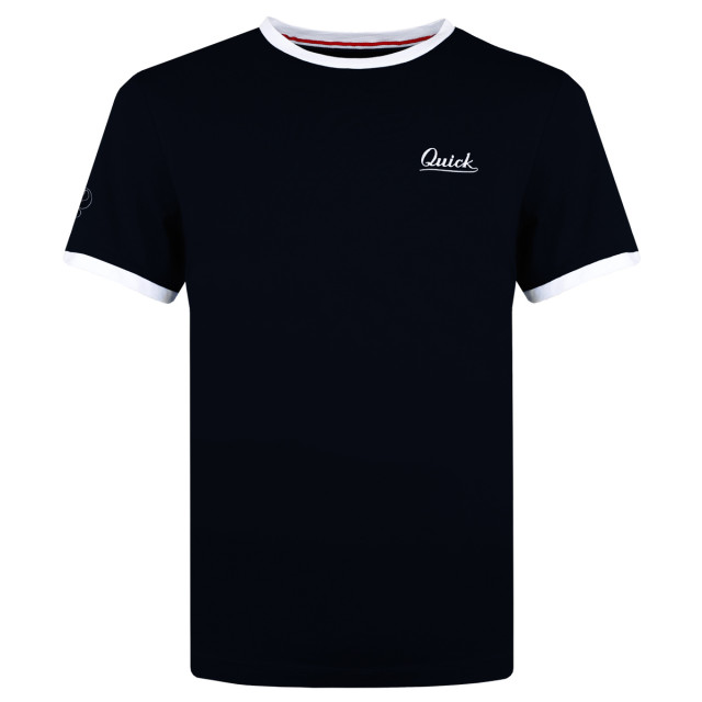Q1905 T-shirt captain donker/wit QM2333142-695-2 large