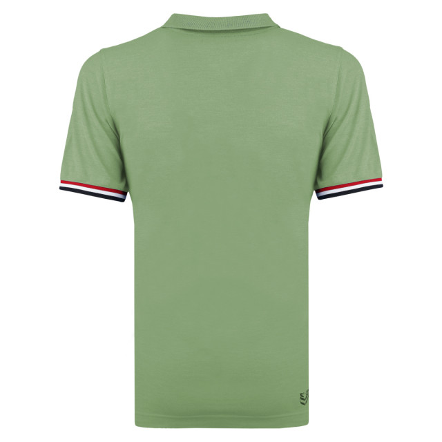 Q1905 Polo shirt bloemendaal grijsgroen QM2333022-937-1 large