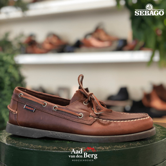 Sebago Herenschoenen veterschoenen Portland Dockside waxed large