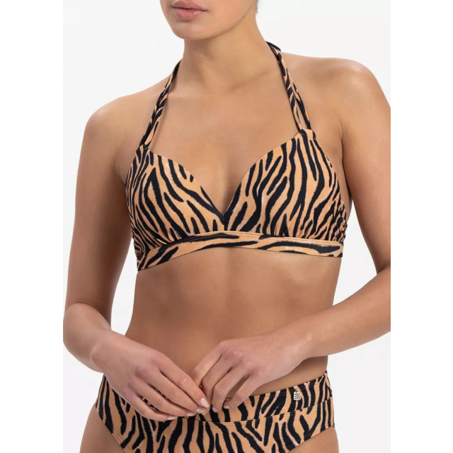 Beachlife soft zebra halter bikinitop - 061369_998-40B large
