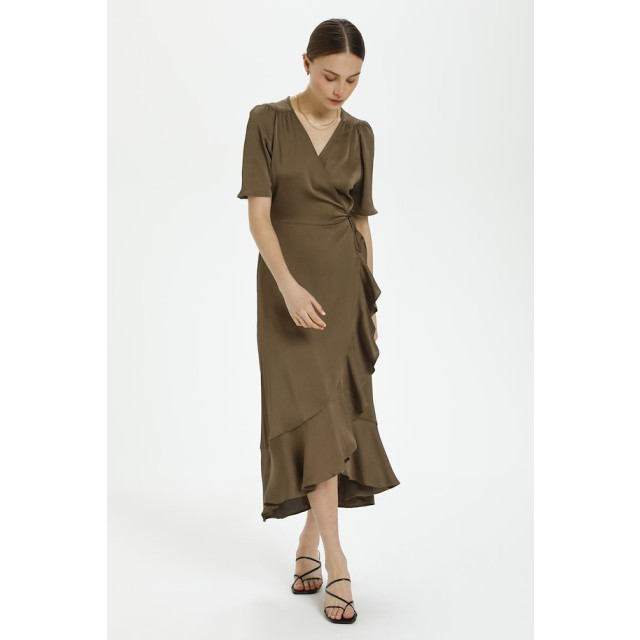 Soaked in Luxury Sl karven dress SL Karven Dress/190809 Chocolate Chip large