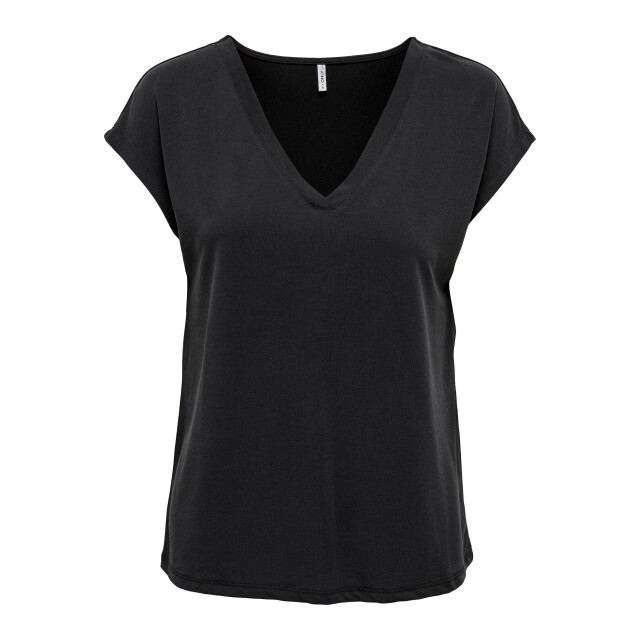 Only Onlfree s/s modal v-neck top jrs no 15287041 large