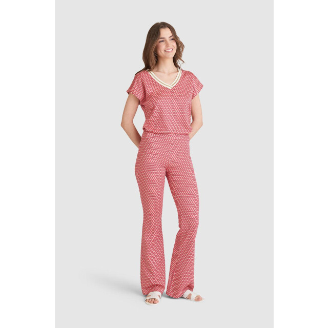 Smashed Lemon 23223 broek met retro print | 23223-445-025 large