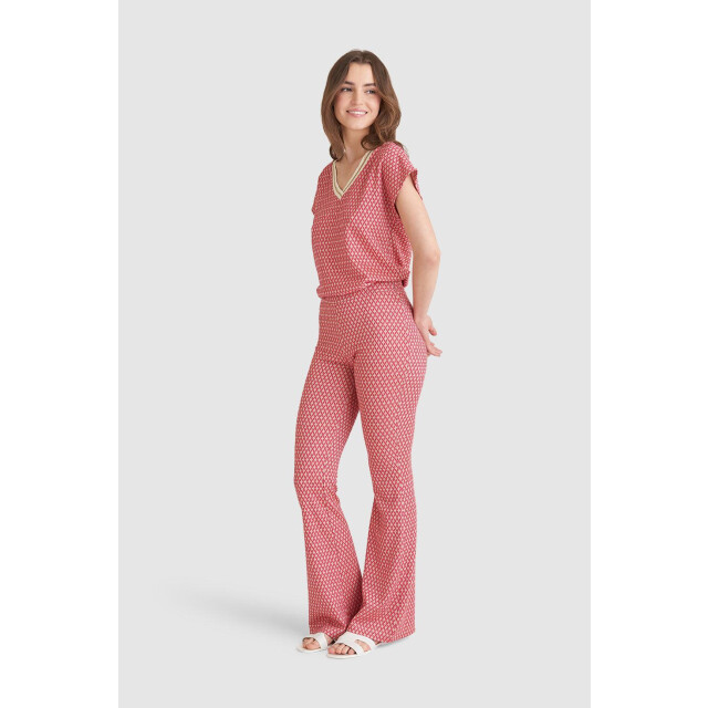 Smashed Lemon 23223 broek met retro print | 23223-445-025 large