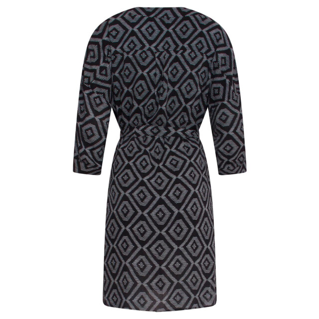 Smashed Lemon 23012 marscha jurk losvallen met driekwart mouw | 23012-009-XL large