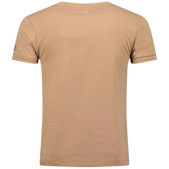 Geographical Norway t-shirt heren jerudico taupe GNO-3803-1 large