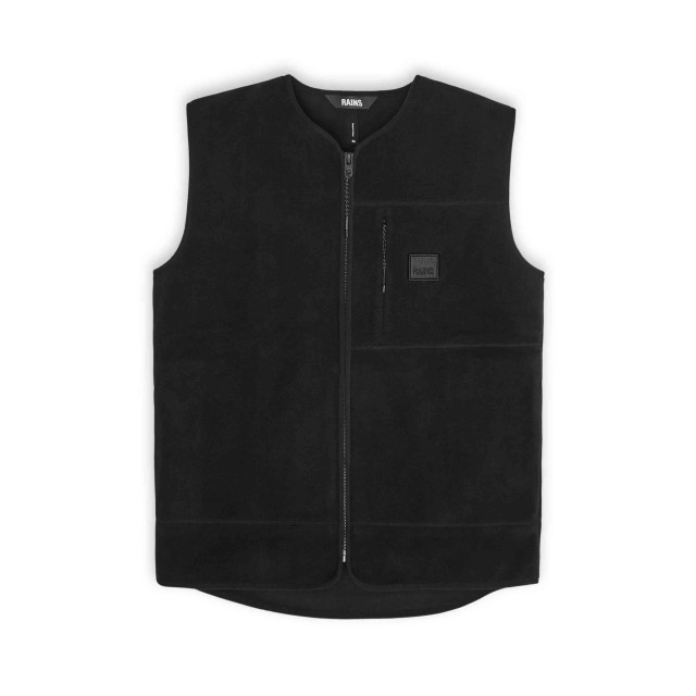 Rains 18510 fleece vest black 18510 large