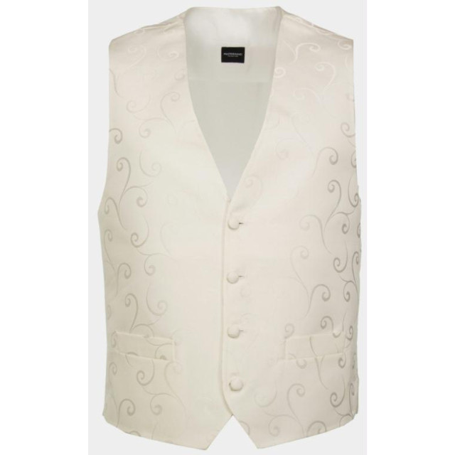 Masterhand Gilet trouw gilet creme met werkje 900.0477.7185.005/10 125809 large