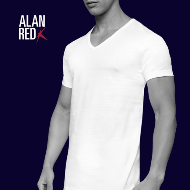 Alan Red T-shirt dean 2-pack 6661.2/01 153675 large