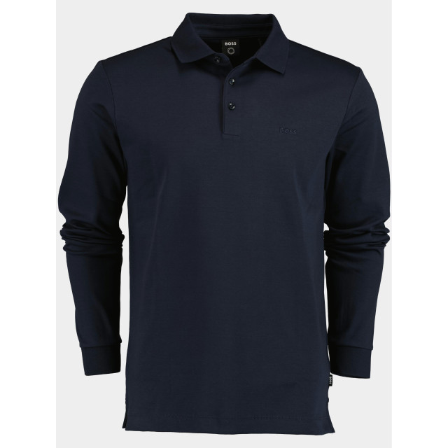 Hugo Boss Polo lange mouw polo pado navy 30 10241542 01 50468392/404 167019 large