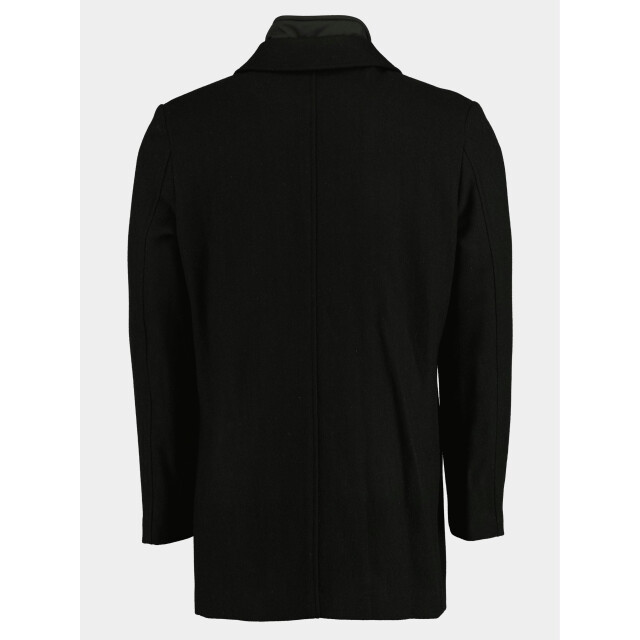 Bos Bright Blue Wollen jas job coat plain 22301jo01bo/990 black 172235 large