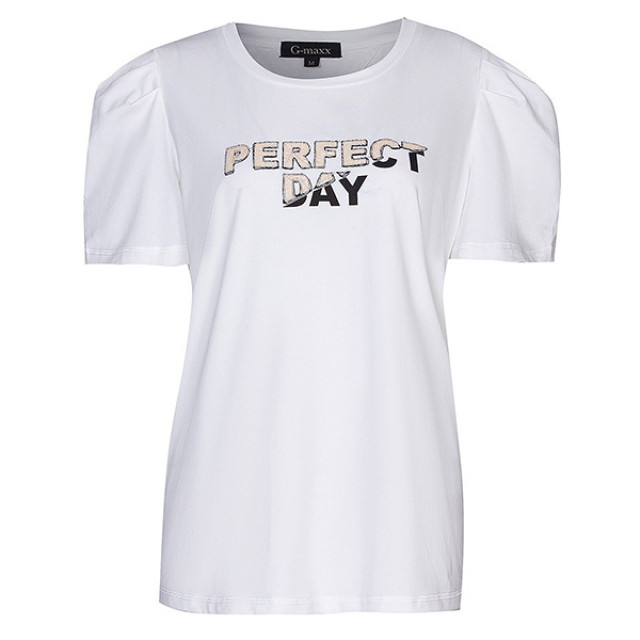 G-Maxx T-shirt pleun offwhite/perzikroze Pleun Offwhite/Perzikroze large