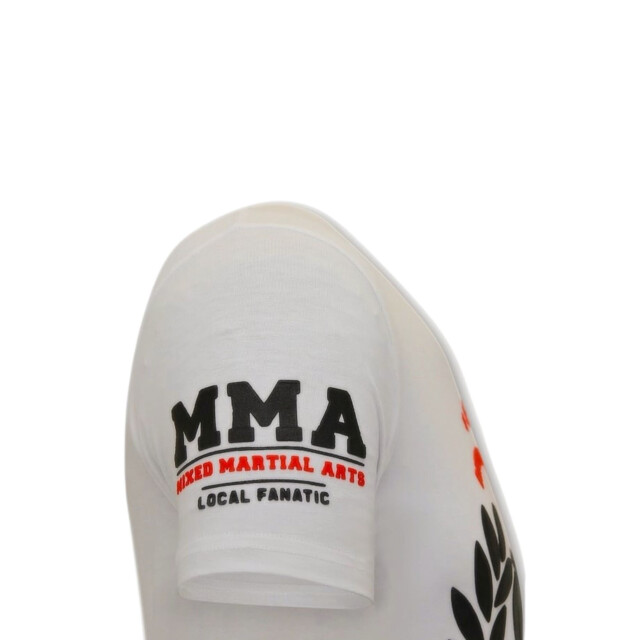 Local Fanatic T-shirt met print mma fighter nov-77 large