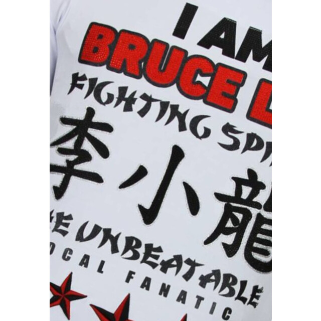 Local Fanatic Fighter bruce lee t-shirt rhinestones 13-6211W large