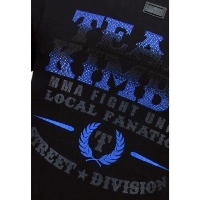 Local Fanatic Kimbo slice rhinestone t-shirt 5766Z large