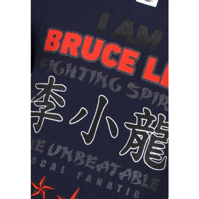 Local Fanatic Fighter bruce lee t-shirt rhinestones 13-6211N large