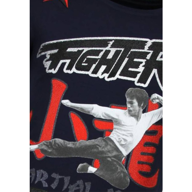 Local Fanatic Fighter bruce lee t-shirt rhinestones 13-6211N large