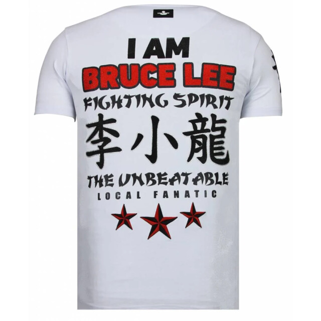 Local Fanatic Fighter bruce lee t-shirt rhinestones 13-6211W large