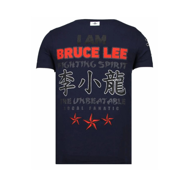 Local Fanatic Fighter bruce lee t-shirt rhinestones 13-6211N large