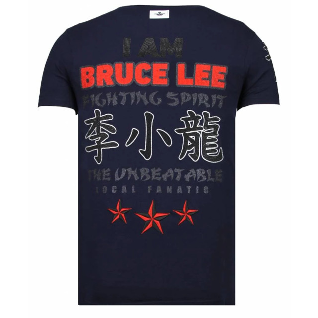 Local Fanatic Fighter bruce lee t-shirt rhinestones 13-6211N large