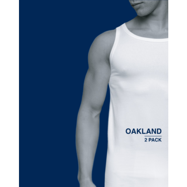 Alan Red oakland 6687-2 oakland 6687 / o-singlet-2pack body-fit Oakland 6687-2 large