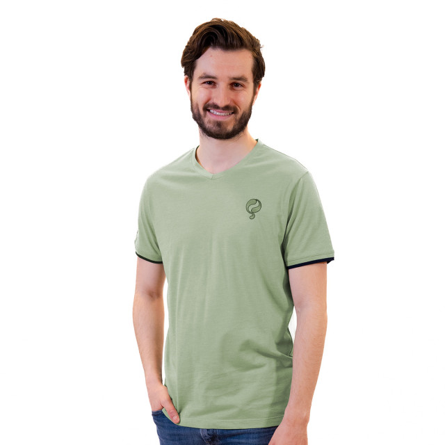 Q1905 T-shirt egmond grijs QM2321220-937-1 large