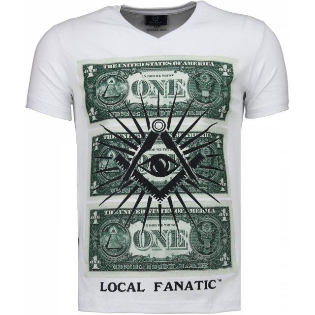 Local Fanatic One dollar eye t-shirt 4302W large