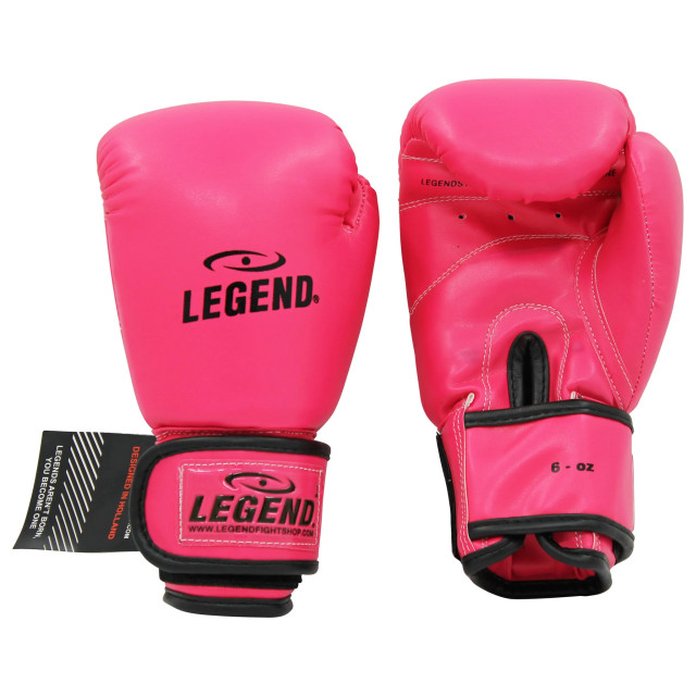 Legend Sports Kinder bokshandschoenen 4-8 jaar neon 4oz/6oz pu TBG06NR06 large