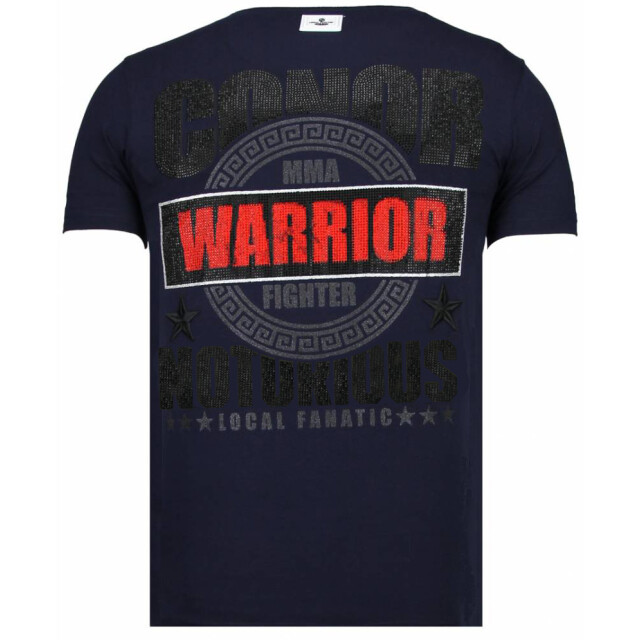 Local Fanatic Conor notorious warrior rhinestone t-shirt 13-6216N large
