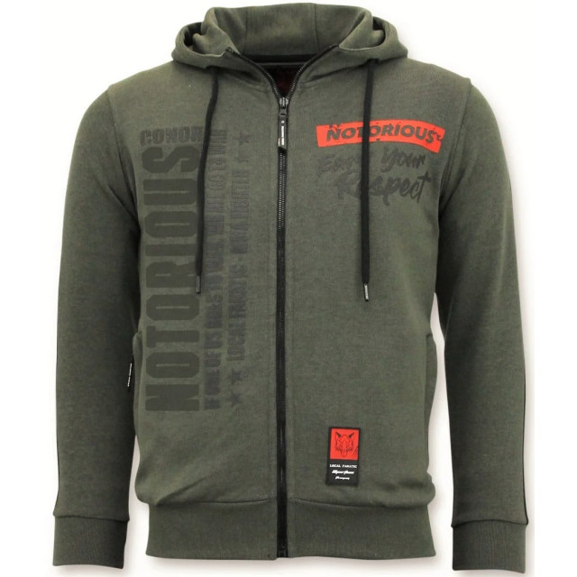 Local Fanatic Trainingsvest conor notorious hoodie 11-6246G large