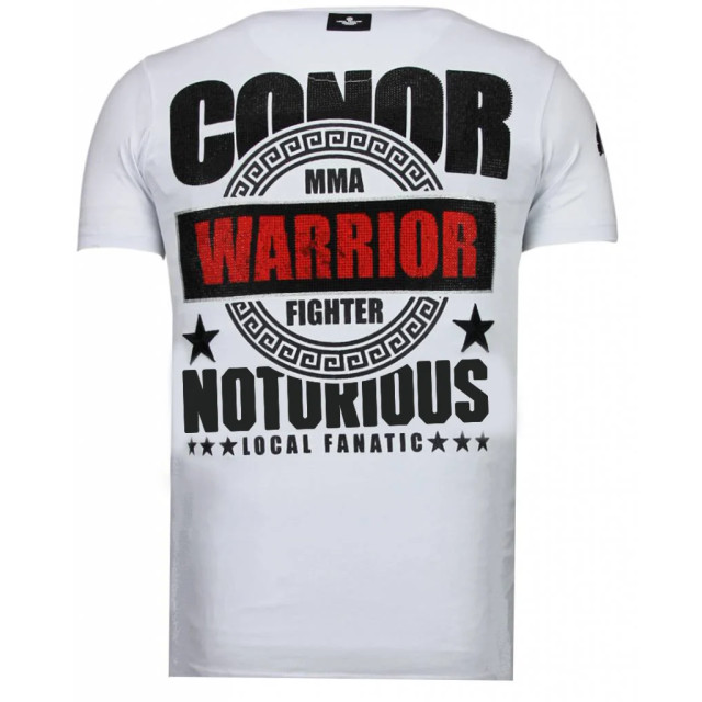 Local Fanatic Conor notorious warrior rhinestone t-shirt 13-6216W large