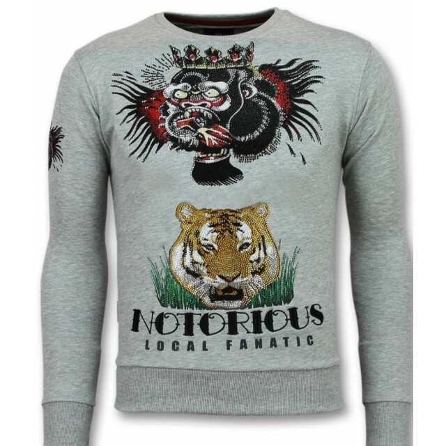 Local Fanatic Conor notoriuous tattoo sweater 13-6201G large