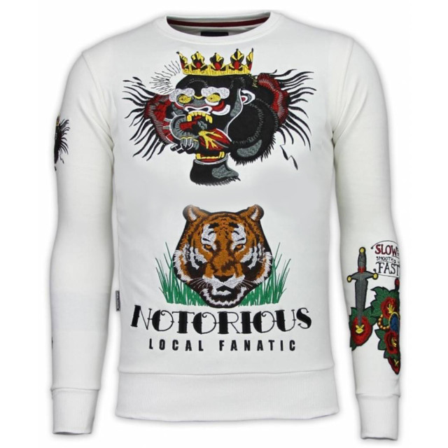 Local Fanatic Conor notoriuous tattoo sweater 13-6201W large