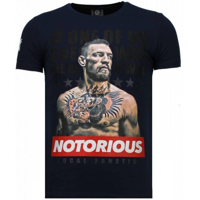 Local Fanatic Conor notorious legend rhinestone t-shirt 5775Z large