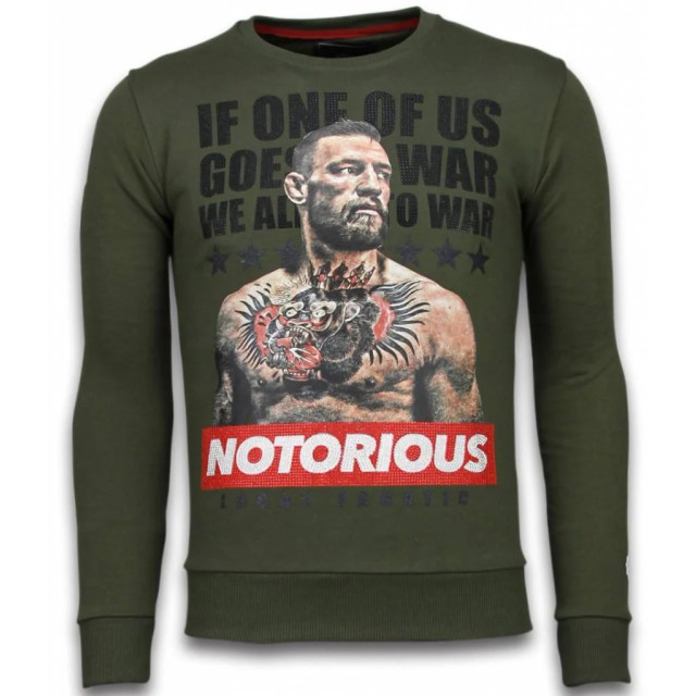 Local Fanatic Conor notorious crewneck groen 5913GR large