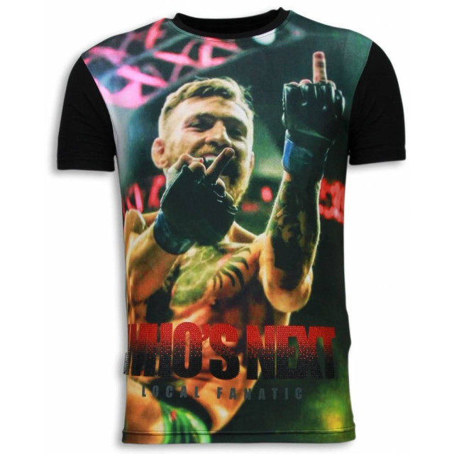 Local Fanatic Conor who's next digital rhinestone t-shirt 5964 large