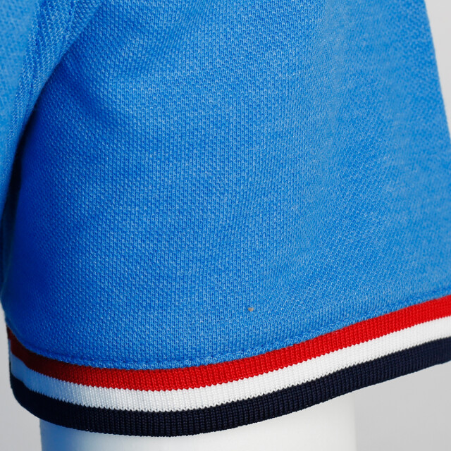 Q1905 Polo shirt bloemendaal kobalt QM2311022-601-1 large