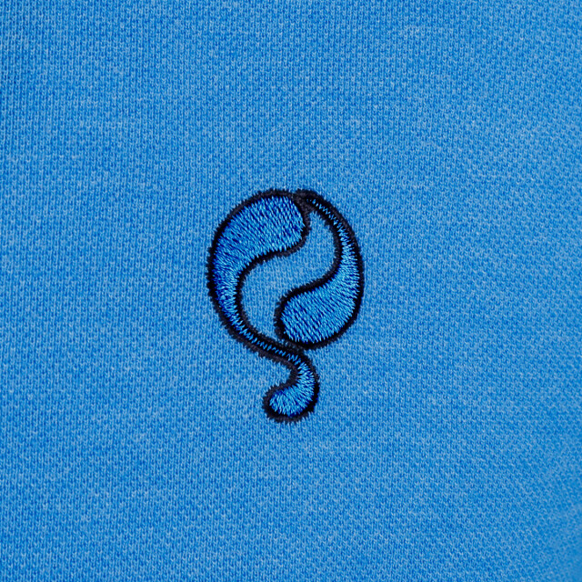 Q1905 Polo shirt bloemendaal kobalt QM2311022-601-1 large