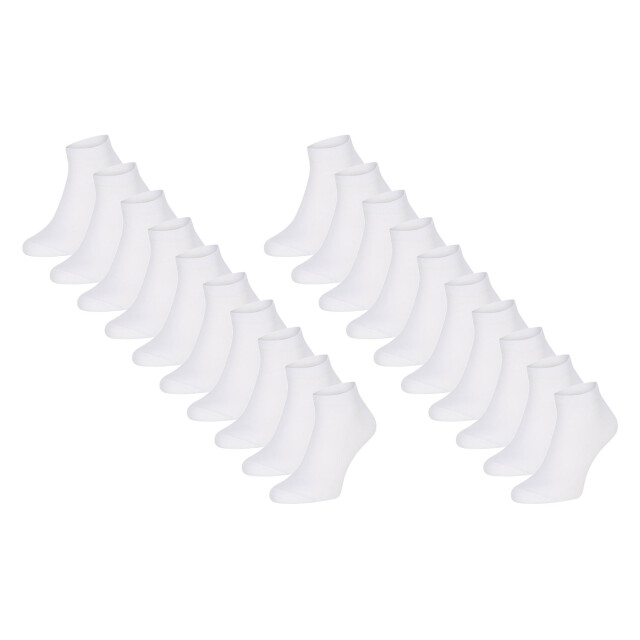 Mario Russo 10-pack sneaker sokken MR-10P-SNE-WHT-43-46 large