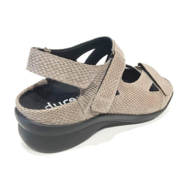 Durea 7376_218_8153-wijdte-h Sandalen Taupe 7376_218_8153-wijdte-h large
